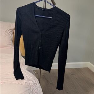 Uniqlo Women’s 100% Extra Fine Marino Wool Cardigan Sweater size S